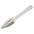 Dormer DOR813606 Solid Carbide Rotary Burr Bright Pointed Tree 6 x 6mm