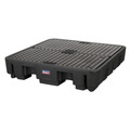 Sealey 4 Drum Polyethylene Barrel Bund/Spill Pallet 1380 x 1290 x 280mm