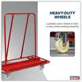 Sealey DWC01 Plasterboard Trolley Large Sheet Handling 800kg Capacity
