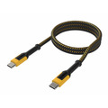 DEWALT DWT1310006 Telecoms USB C to USB C 100W Reinforced Charging Cable 1.2m (4ft)