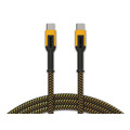 DEWALT DWT1310006 Telecoms USB C to USB C 100W Reinforced Charging Cable 1.2m (4ft)