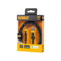 DEWALT DWT1311322 Telecoms USB A to USB-Micro Reinforced Charging Cable 1.8m (6ft)