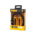 DEWALT DWT1311354 Telecoms USB C to USB C Reinforced Charging Cable 1.8m (6ft)