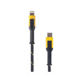 DEWALT DWT1311357 Telecoms USB C to Lightning® Reinforced Charging Cable 1.2m (4ft)