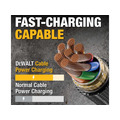 DEWALT DWT1311359 Telecoms USB A to Lightning® Reinforced Charging Cable 1.2m (4ft)