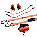 Kargo 8 Piece Ratchet Straps & Bungee Cords Kit