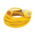 Defender E85121 Extension Lead Yellow 2.5mm2 16A 14m - 110V