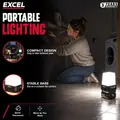 Excel EXL10727 10727 18V 1600 Lumens 360° Portable Site Light Body Only