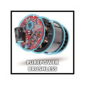 Einhell TP-RO 18 Set Li BL-Solo Power X-Change Router/Palm Router 18V Bare Unit