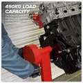 Sealey ES480D Folding 360 Rotating Engine Stand with Geared Handle Drive 450kg Capacity