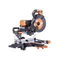 Evolution EVLR255SMDBL R255SMS-DB+ Multi-Material Sliding Mitre Saw 255mm 1600W 110V