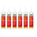 Everbuild 486028x6 FireMate Intumescent Sealant White 295ML x 6