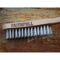 Faithfull Heavy-Duty Scratch Brush, Three Row