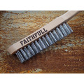 Faithfull Heavy-Duty Scratch Brush, Three Row