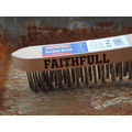 Faithfull Heavy-Duty Scratch Brush, Three Row
