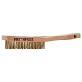 Faithfull Brass Scratch Brush, Four Row