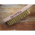 Faithfull Brass Scratch Brush, Four Row