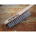 Faithfull Heavy-Duty Stainless Steel Scratch Brush, 3 Row