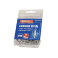 Faithfull FAIAR3M100 Aluminium Rivets 3.2 x 10mm Medium Pre-Pack of 100