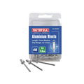 Faithfull Aluminium Rivets 4.8 x 11mm Medium Pre-Pack of 50