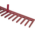 Asphalt Rake 16 Flat Teeth - Tubular Steel Shaft