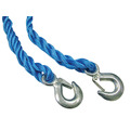 Faithfull Tow Rope 4m Metal Hooks 2 Tonne