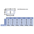Galvanised Chain Link 3mm x 30m Reel - Max. Load 80kg