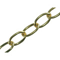 Faithfull Oval Chain 2.3mm x 10m Polished Brass