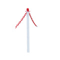 Faithfull Plastic Post for Chain - White