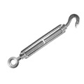 Faithfull Straining Screw 8mm Hook & Eye Galvanised 104mm (Pack 2)