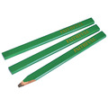 Faithfull Carpenter's Pencils - Green / Hard (Pack 3)
