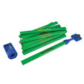Faithfull Carpenter's Pencil Kit Green / Hard (Pack 12)