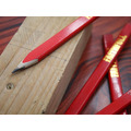 Faithfull FSC Carpenter's Pencils - Red / Medium (Pack 10)