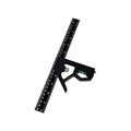 Prestige Combination Square Black Aluminium 300mm (12in)