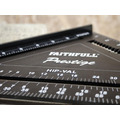 Prestige Quick Square Black Aluminium 300mm (12in)