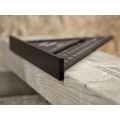 Prestige Quick Square Black Aluminium 178mm (7in)