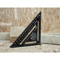 Prestige Quick Square Black Aluminium 178mm (7in)