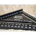 Prestige Quick Square Black Aluminium 178mm (7in)