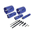 Diamond Core Drill Kit & Case Set of 11