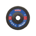 Faithfull Zirconia Abrasive Jumbo Flap Disc 125 x 22mm 40 Grit