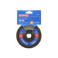 Faithfull Aluminium Oxide Flap Disc 125 x 22mm 80 Grit