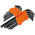 Metric Ball End Long Arm Hexagon Key Set, 13 Piece