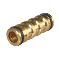 Faithfull Brass 2-Way Hose Coupling 12.5mm (1/2in)