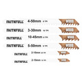 Faithfull Jigsaw Blade Set of 10 Assorted