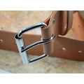 Heavy-Duty Leather Belt 45mm Wide Tan