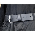 Heavy-Duty Leather Belt Black