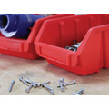 Faithfull 12 Plastic Storage Bins with Wall Mounting Rails