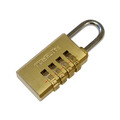 Faithfull FAIPLB20COM Brass Combination Padlock 20mm