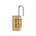 Faithfull Brass Combination Padlock 20mm