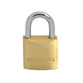 Faithfull FAIPLB25 Brass Padlock 25mm 3 Keys